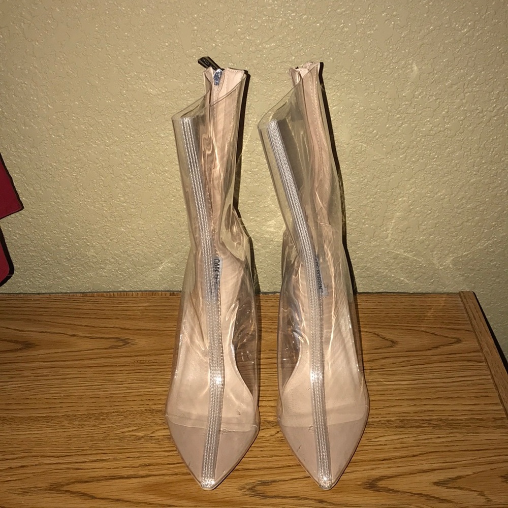 Clear booties